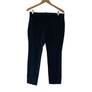 Banana Republic 8 Sloan Blue Cropped Pants